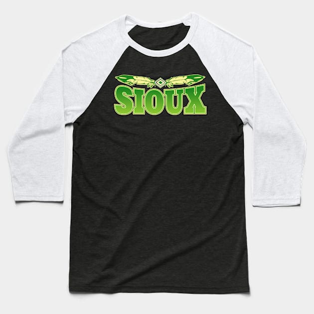 Sioux Tribe Baseball T-Shirt by MagicEyeOnly